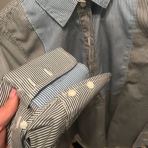 J. Crew Blue and White Stripe Tunic